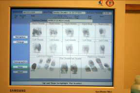 Livescan Fingerprint Station