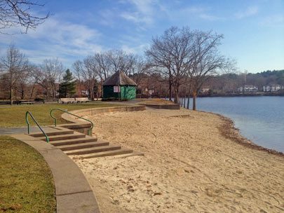 Georgiaville Town Beach, Dam and Gorge - Photo by Richard Mello