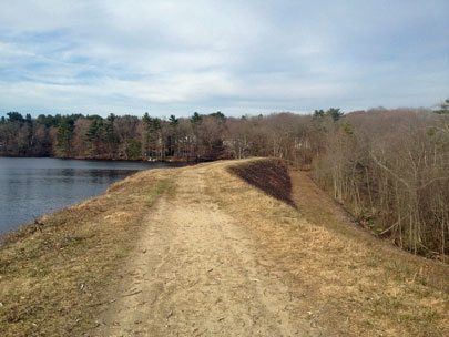 Georgiaville Town Beach, Dam and Gorge - Photo by Richard Mello